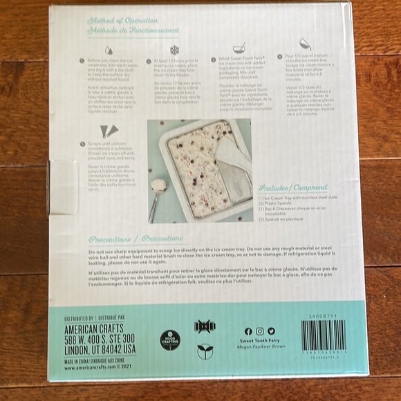 Ice cream making tray - Picture 2 of 2